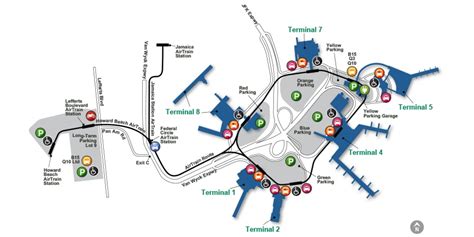 jfk airport map.